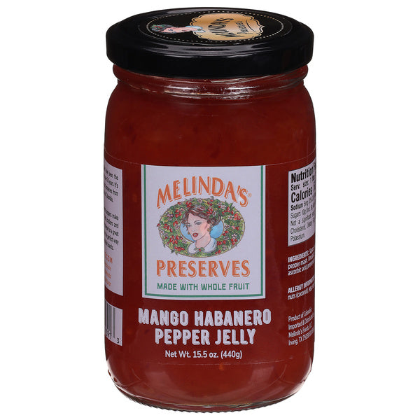 6-PACK OF JELLY HABANERO MANGO HABANERO PEPPER JELLY 15.5 OUNCE - CASE OF 6