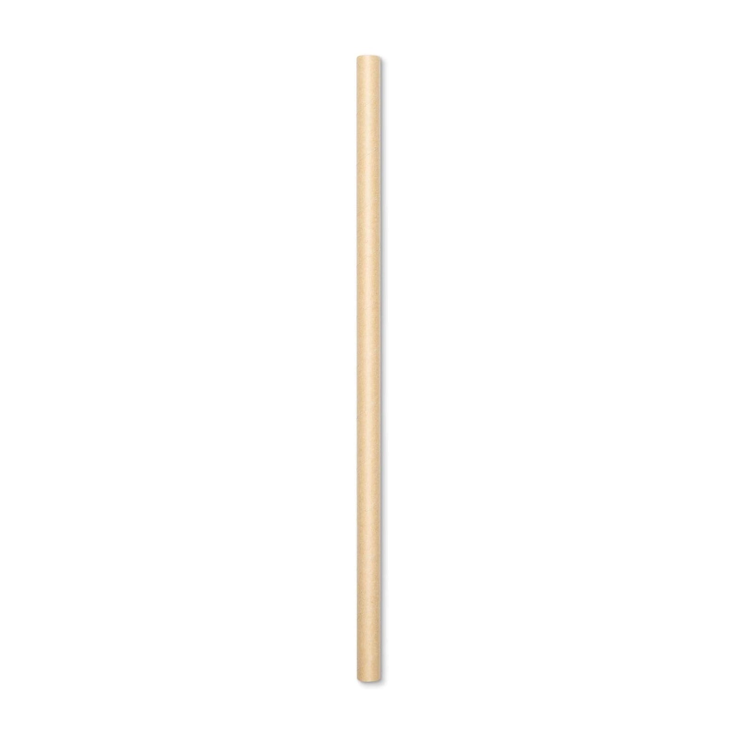 24-PACK OF Straw Paper WRAPPED Kraft 8.5in