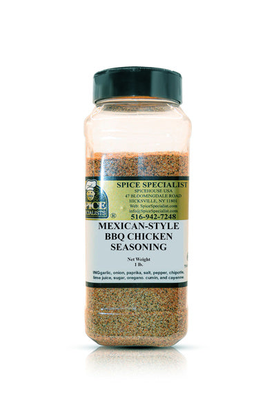 12-PACK OF Mexican - Style BBQ Chicken Blend - 12 Pack of 1 lb. Containers