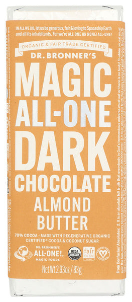 12-PACK OF Chocolate Bar Dr Bronner Magi 2.93 oz
