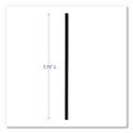 12500-PACK OF Straw Wrapped Boardwalk Jumbo Black Straws - 7.75 Inch Polypropylene Wrapped Straws (12500 Count) for On-the-Go Drinks