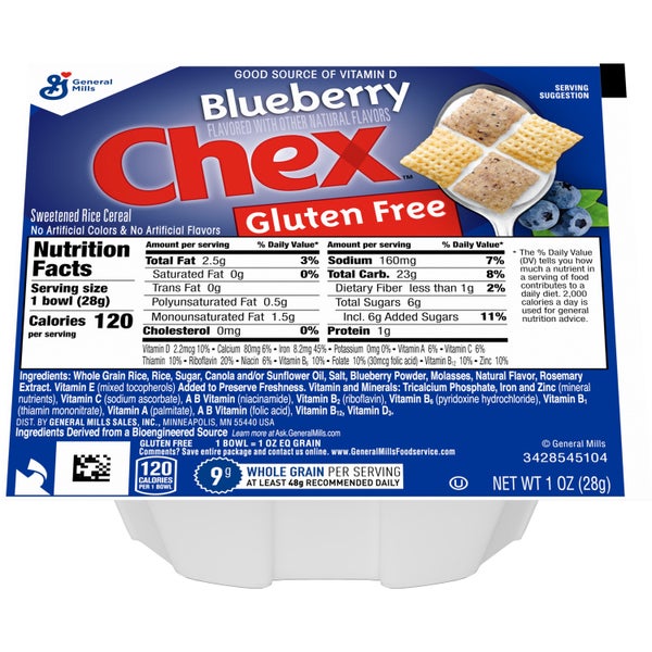 96-PACK OF CEREAL CORN CHEX BLUEBERRY GF
