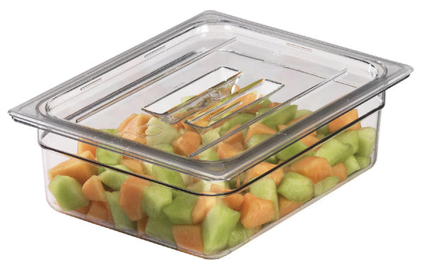 HALF-PACK OF COVER FOOD STOR PAN CLR W/HNDL