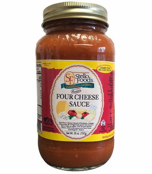 12-PACK OF Sauce Four Cheese Rosie's, Stello Foods