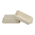 500-PACK OF Container Takeout Karat Earth 16oz Natural Bagasse Take Out Container, Rectangular - 500 pcs