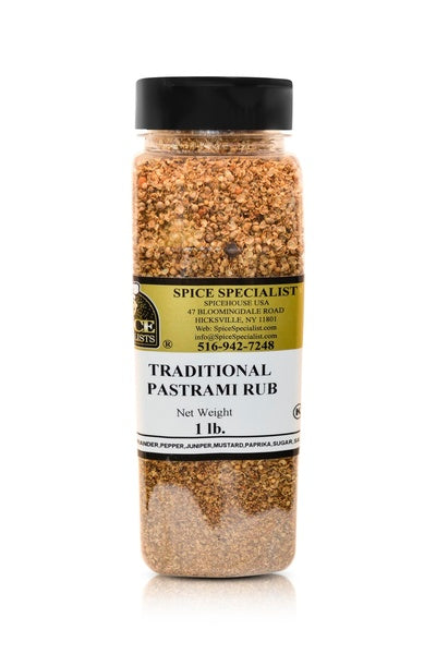 12-PACK OF Traditional NY Deli Pastrami Rub - 12 Pack of 1 lb. Containers