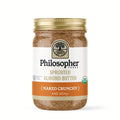12-PACK OF Almond Butter Sprouted Naked Crunchy Alchemy 16oz, Philosopher Foods