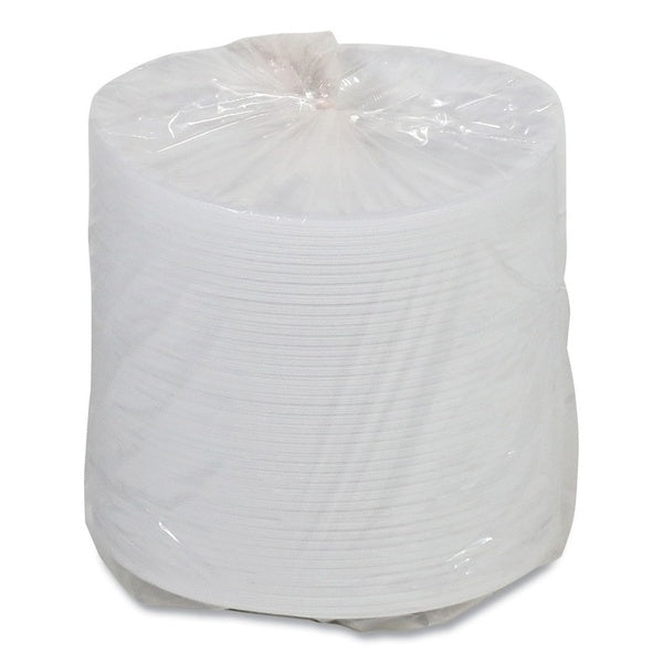 500-PACK OF Plate Foam Pactiv Corp. Placesetter 9-Inch Diameter White Foam Dinnerware Plates - Non-Laminated, 500 Count for Catering and Events