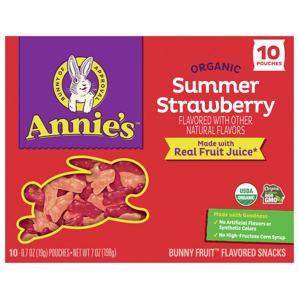8-PACK OF CANDY GUMMY SUMMER STRAWBERRY 7 OUNCE - CASE OF 8