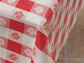 1-PACK OF COVER TABLE PLAS RED GING