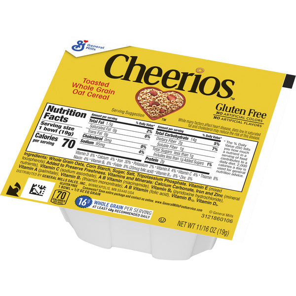 96-PACK OF CEREAL CHEERIOS GLTN FR BWL
