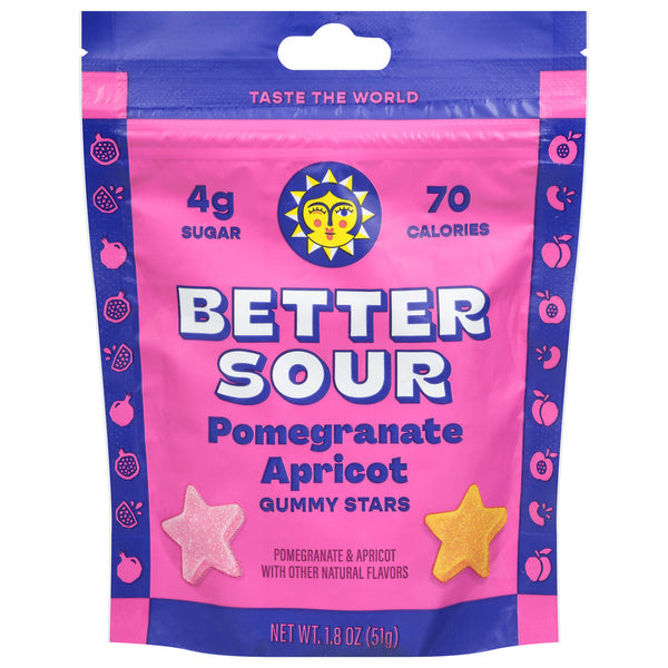10-PACK OF CANDY GUMMY POMEGRANATE APRICOT CASE OF 10