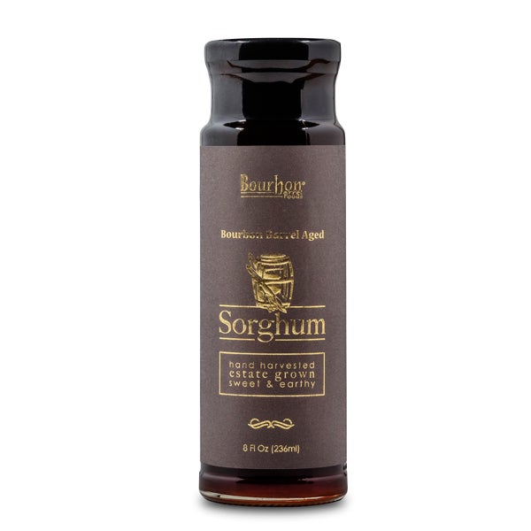 6-PACK OF Molasses Pure Sorghum, Cane, Bourbon Barrel Aged, Style, 6 x 8 oz