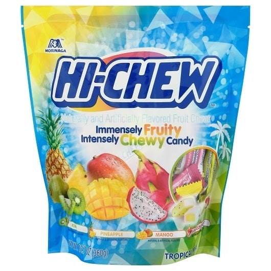 4-PACK OF Tropical Mix Candy Bag Hi Chew, 4 - 12.7 Oz