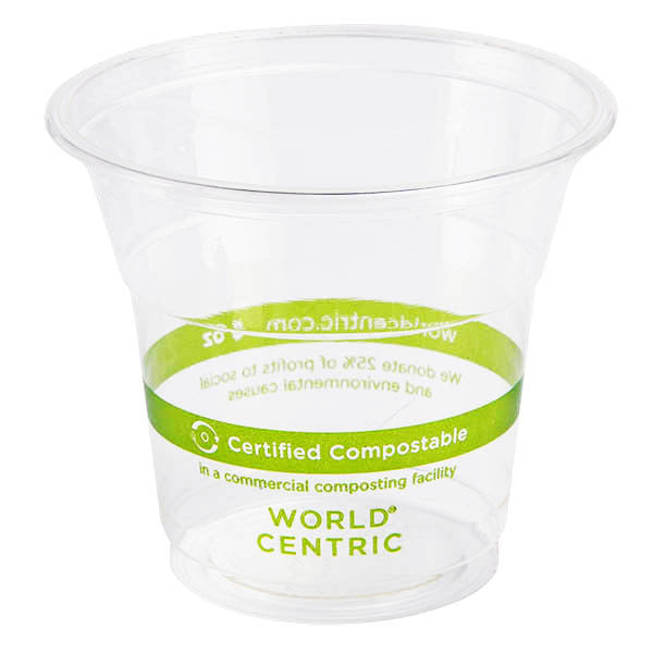 2000-PACK OF Cup Cold 5 oz World Centric Compostable PLA Cold Cups | 2000 count