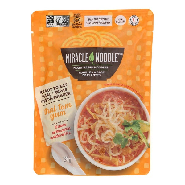 6-PACK OF Entree Noodle Tomyum Soup Miracle Noodle 280 gm
