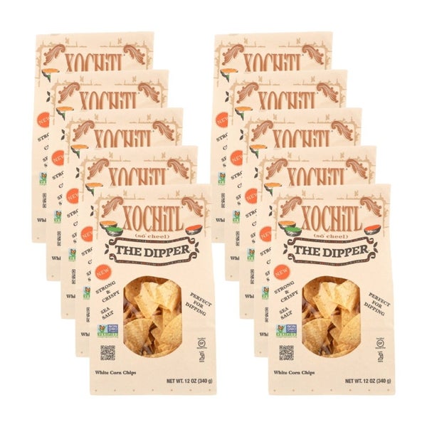 10-PACK OF Chip Tortilla Dipping Salted Xochitl 12 oz