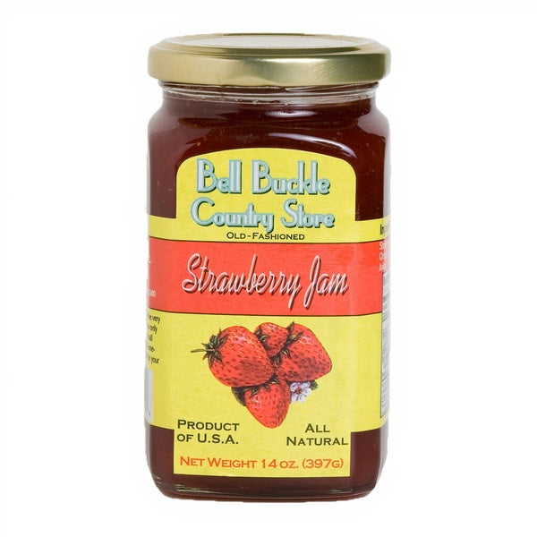6-PACK OF Jam Strawberry, Captain Rodney's, Bell Buckle Country Store