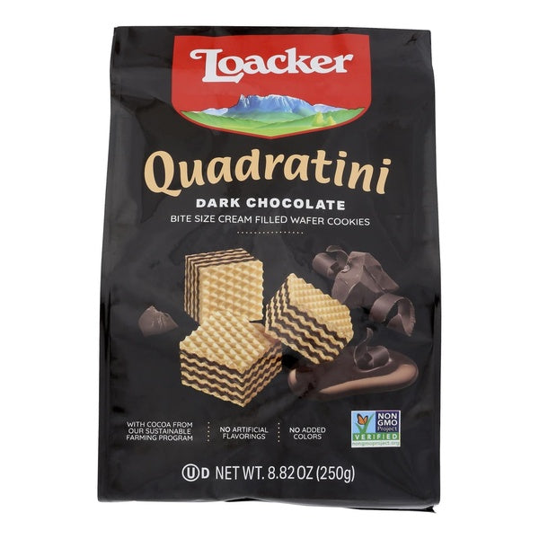 6-PACK OF Cookie Wafer Dark Chocolate Loacker 8.82 oz