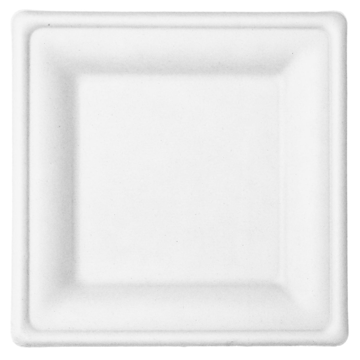 250-PACK OF PLATE SQUARE COMPOSTABLE SQUARE MOLDED FIBER 10 INCH DISPOSABLE