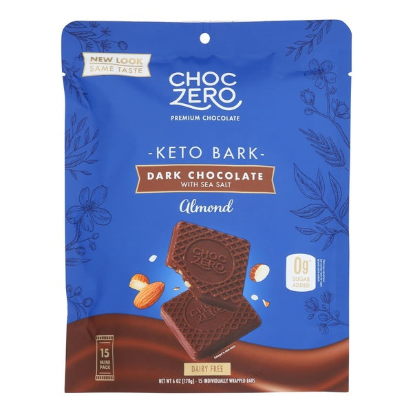 12-PACK OF Candy Chocolate Almonds Choczero 6 oz