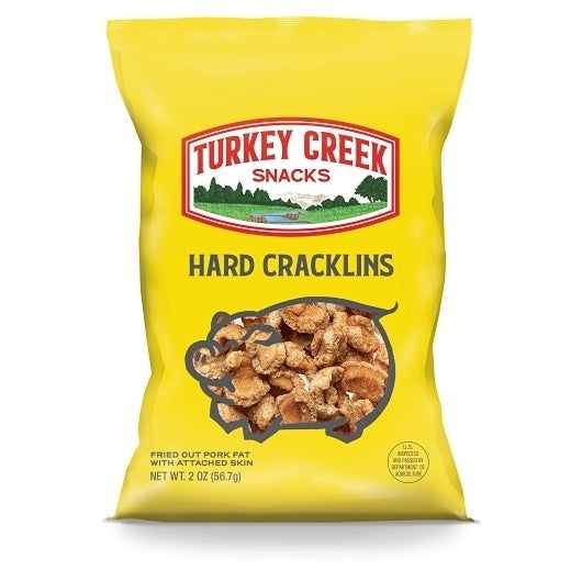 12-PACK OF Box Of Hard Cracklins Turkey Creek, 12 - 2 Oz