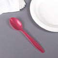 1000-PACK OF Teaspoon Plastic Karat 1,000 ct PP Plastic Extra Heavy Weight Tea Spoons, Pink