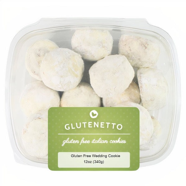 6-PACK OF Cookies, Clamshell Gluten Free Wedding Cookies, Cookies Con Amore
