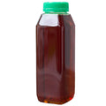 330-PACK OF BOTTLE PLASTIC 10 oz Square PET Plastic Juice Bottles | Highest Quality | 330 count