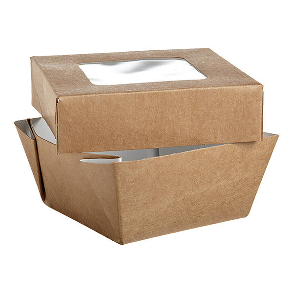 10-PACK OF BOX BROWN KRFT 2 PC W/LID 7 OZ