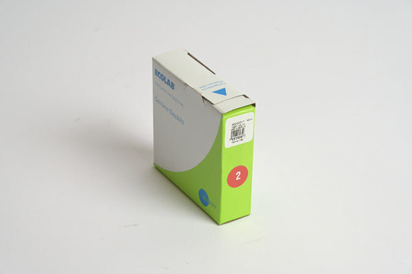 1000CT-PACK OF LABEL "RED NUMBER TWO 3/4 IN