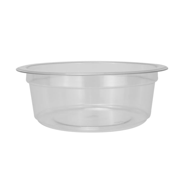 430-PACK OF 8 oz RPET Round Container Clear, 430 CT