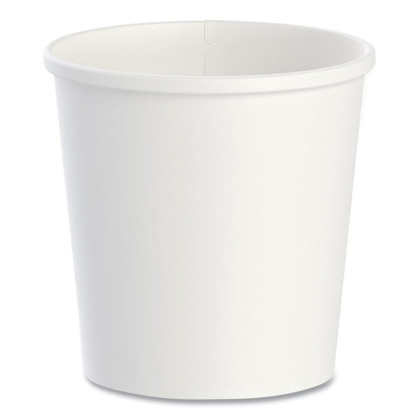 500-PACK OF Container Food SOLO H4165-2050 16 oz Flexstyle Double Poly Paper Food Containers - Durable White Packaging (500 Count)