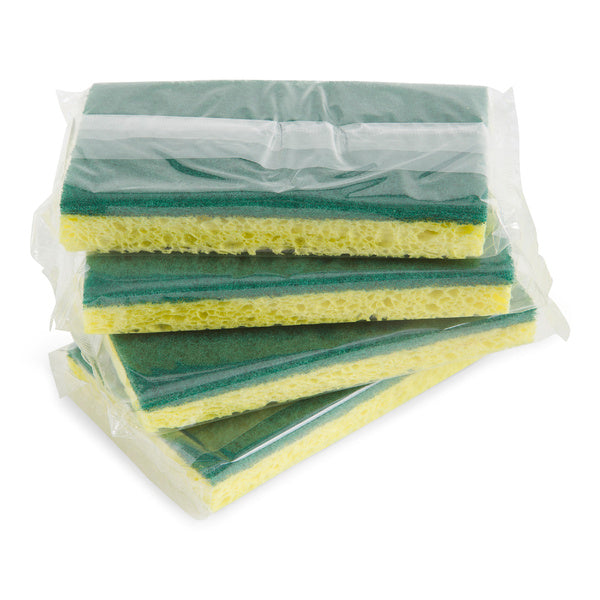 1EA-PACK OF SPONGE CELLULOSE W/MED GRN PAD