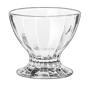7 OZ-PACK OF GLASS SUNDAE 3.5"