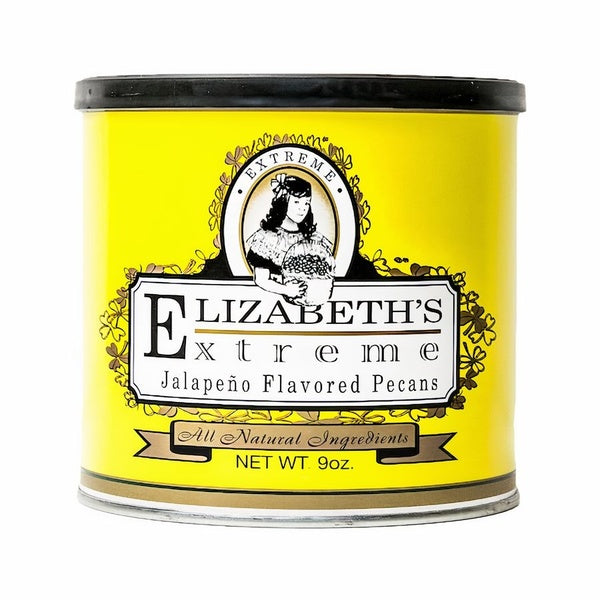 12-PACK OF Nuts Pecans Jalapeño, Elizabeth’s Pecans