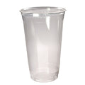 600-PACK OF Cup Pet Fabri-Kal Kal-Clear 24 oz PET Cold Drink Cups - Crystal Clear, 25 Cups per Sleeve, 24 Sleeves per Carton