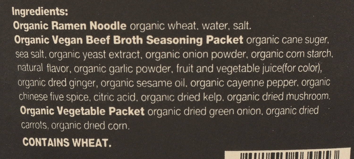 6-PACK OF NOODLE ASIAN VEGAN BEEF