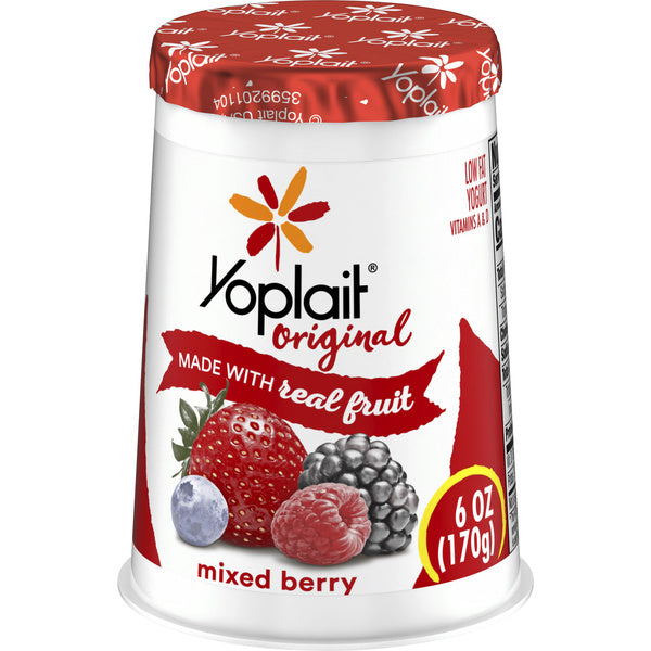 12-PACK OF YOGURT MIXED BERRY ORIGINAL