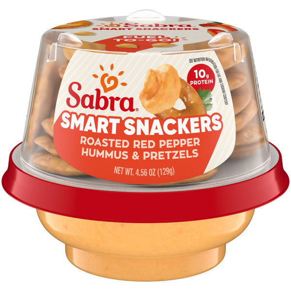 12-PACK OF SPREAD HUMMUS RED PEPR W/PRETZ