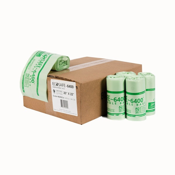 600-PACK OF Trash Liner Compostable 20x22"