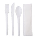 250-PACK OF KIT CUTLERY FK/KN/SPN/NAP WHTE