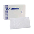 200-PACK OF Liner Trash Boardwalk Z8648VNK 43 in. x 48 in. High Density Industrial Can Liners - 56 Gallon Capacity - Natural Color (200 Count)