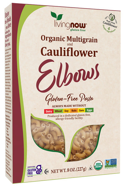 12-PACK OF PASTA ELBOW ORG GRAIN/CAULFLR