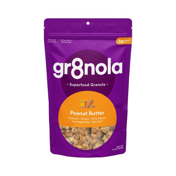 6-PACK OF Cereal Granola Peanut Butter, Retail, 6 x 10 oz Pouch