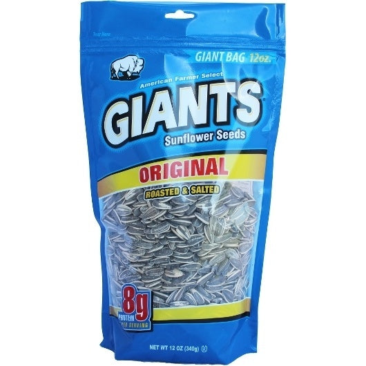 10-PACK OF Giants Original Seed Stand Up Giant Snacks Inc, 10 - 12 Oz