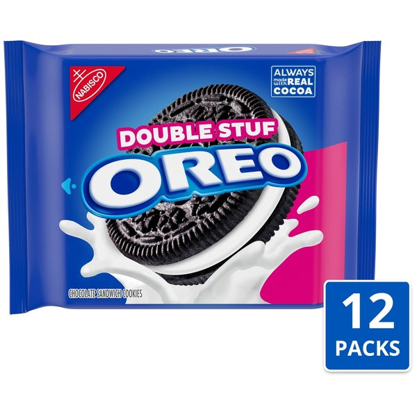 12-PACK OF COOKIE CHOC OREO DBL STUFF