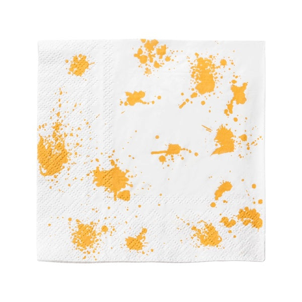 24-PACK OF Napkin Cocktail Splatter Design