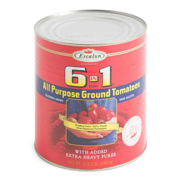 6-PACK OF TOMATO GRND UNPLD XHVY PUREE