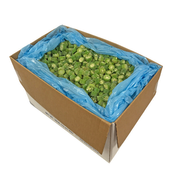 30 LB-PACK OF OKRA CUT GR A IQF
